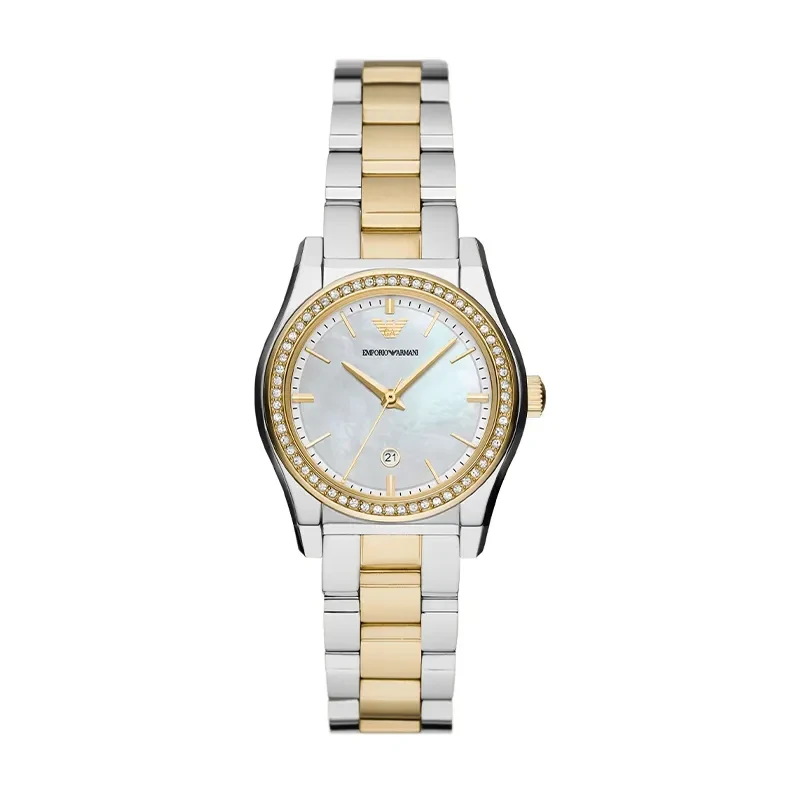 Emporio Armani Federica Mother-of-Pearl Dial Ladies Watch- AR11559